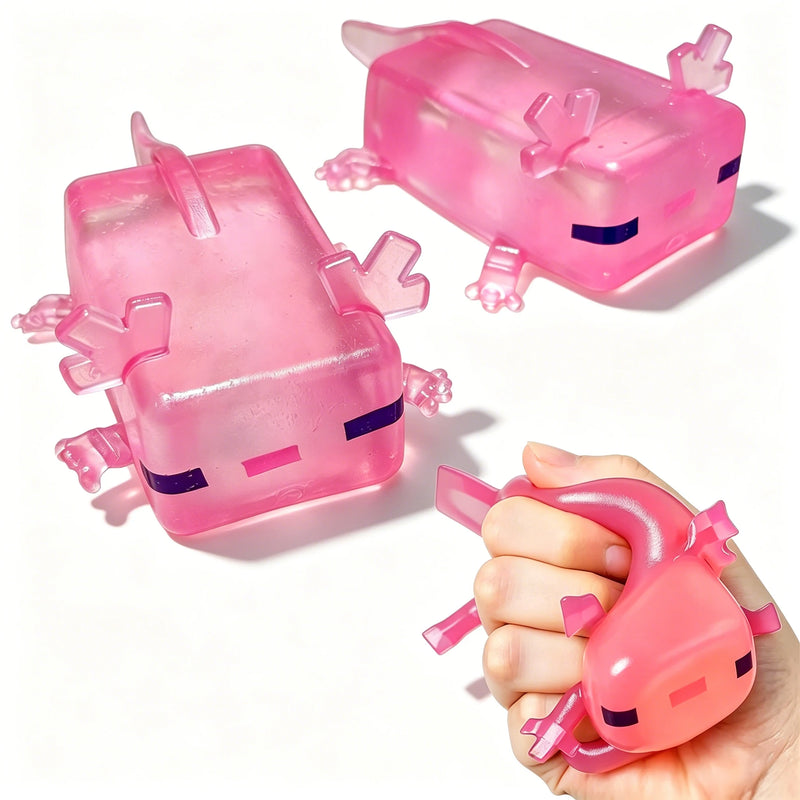 Axolotl Jelly Cube Squishy