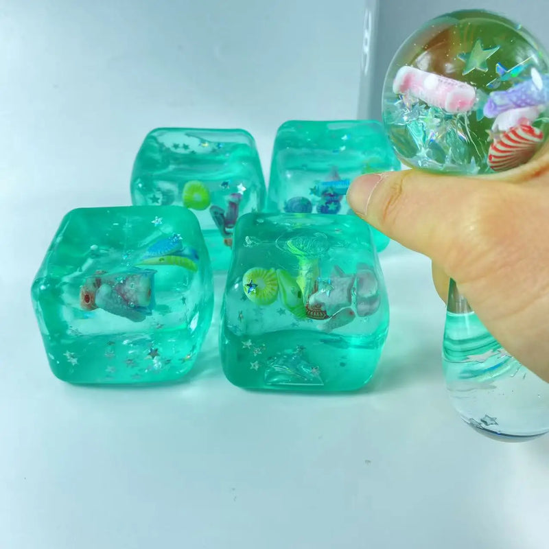 Blue Maltose Squishy Block