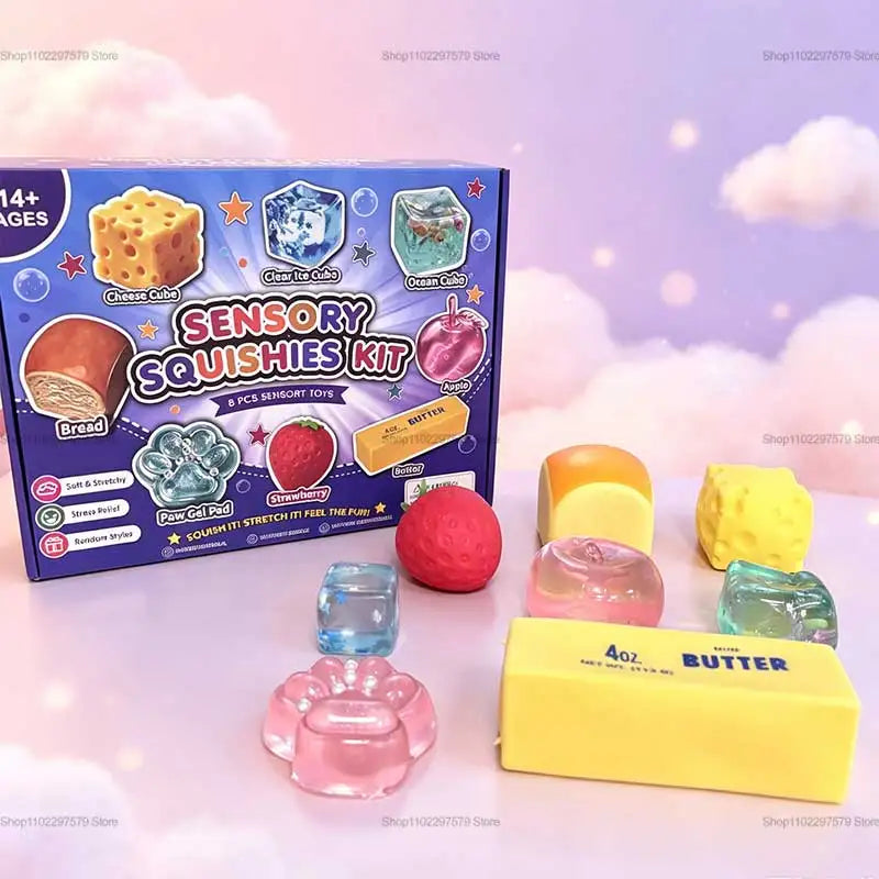 Picnic Sensory Squishy Box, 8 Piece