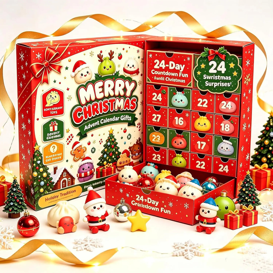 Snowfall Squishy Advent Calendar