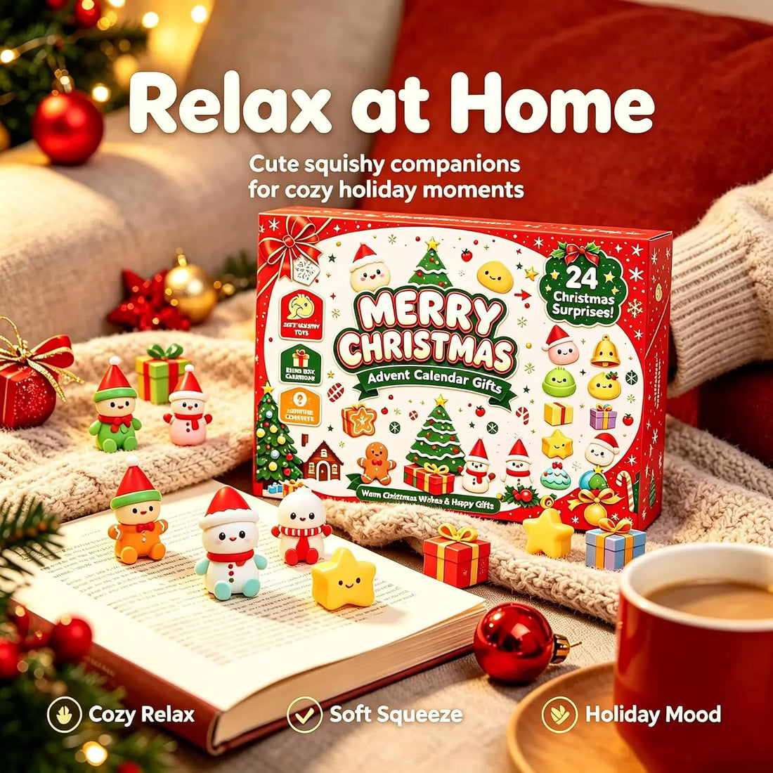 Snowfall Squishy Advent Calendar