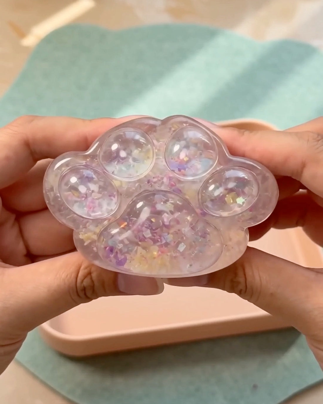 Velvet Cat Paw Squishy Making Kit