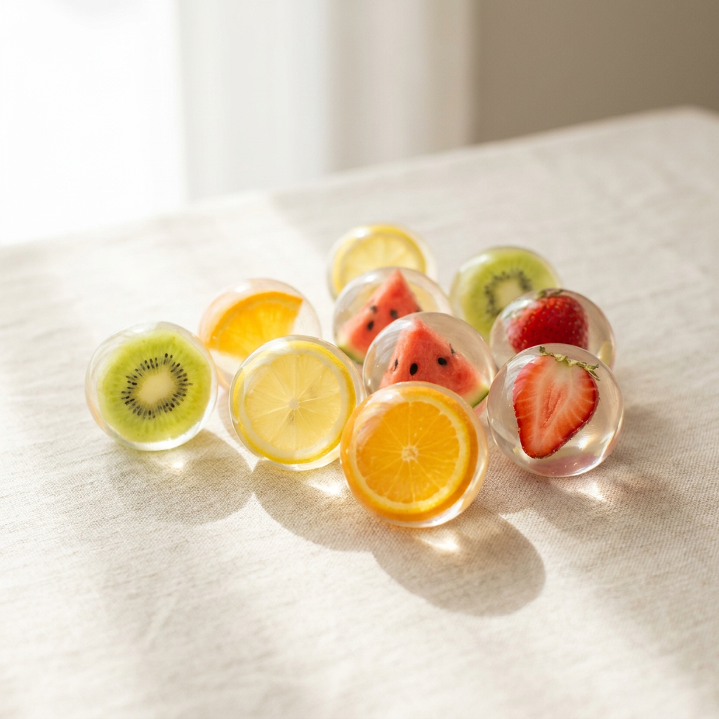 Moldable Fruit Jelly Squishy