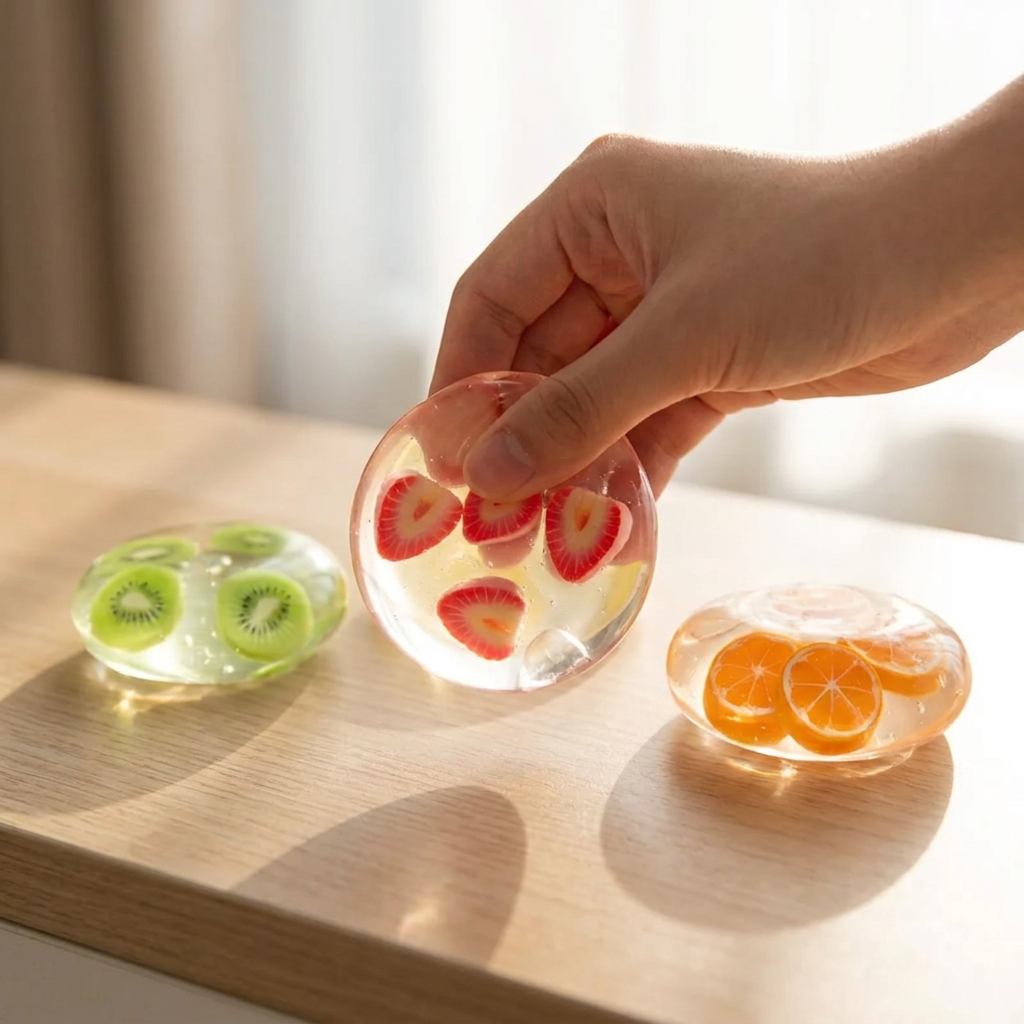 Moldable Fruit Jelly Squishy