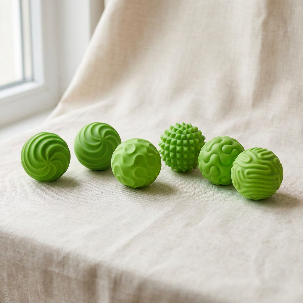 Magnetic Sensory Fidget Balls, Green