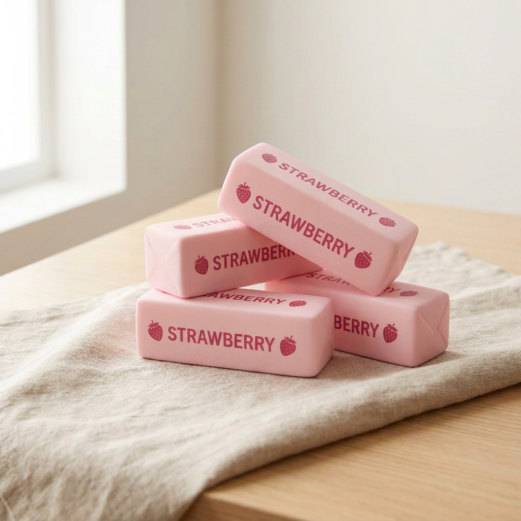 Butter Stick Squishy, Strawberry